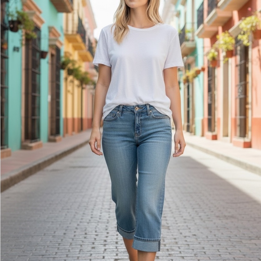 The limited cropped jeans 8
